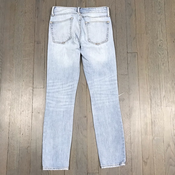 Gap Always Skinny Light Wash Distressed Denim Jean - Picture 8 of 8